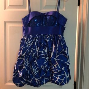 Blue formal dress